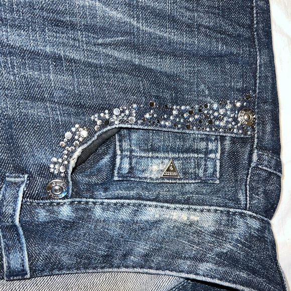 7 Jeans, for $150, blue and black, brands: Guess and bebe, size 27, straight cut - Picture 3 of 15